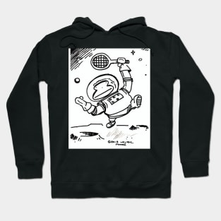 Space Ape Serves Tennis Ball Hoodie